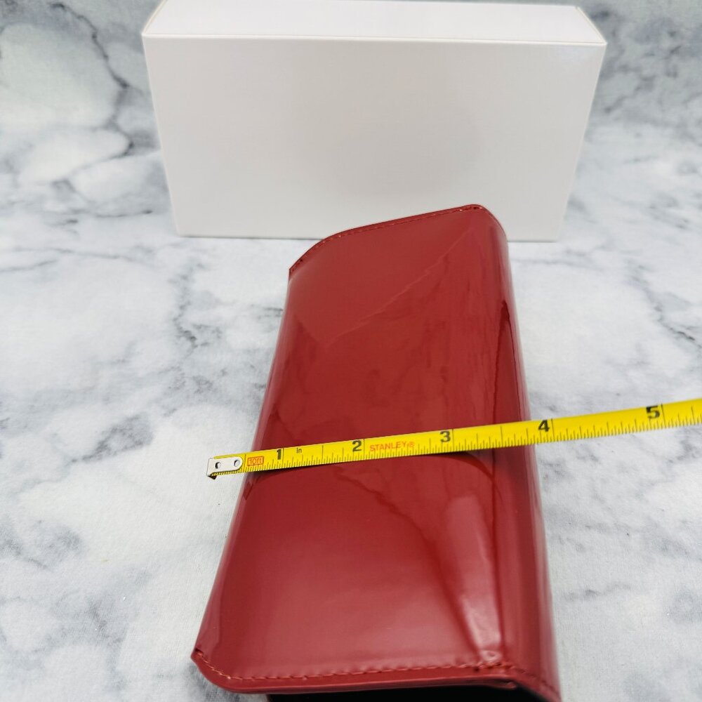 Pomellato Sunglasses Case Set, Faux Cinnamon Leather, White Boxed, Black Cloth - Picture 5 of 8